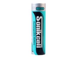 باتری لیتیوم یون 3.7v سایز 18650 2600mAh سرتخت مارک Sonikcell