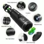 دوربین شکاری تک چشمی 40×60 پایه دار به همراه کیت اتصال به گوشی - Image 14