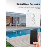 دیمر هوشمند لمسی TUYA مشکی با قابلیت کنترل از طریق WiFi - Image 9