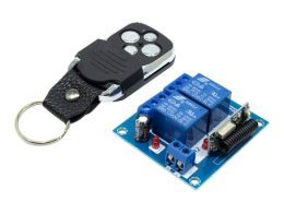 فرستنده گیرنده 2 کاناله صنعتی 433MHZ رادیویی با ریموت کد لرن ایرانیک
