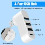 هاب 4 پورت USB 3.0 / USB 2.0 / Type-C رایت متحرک - Image 6