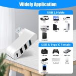 هاب 4 پورت USB 3.0 / USB 2.0 / Type-C رایت متحرک - Image 8