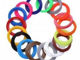 پک 20 رنگی فیلامنت 10متری پرینتر 3 بعدی PLA قطر 1.75mm