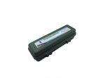 چراغ قوه پلیسی زوم دار با چراغ بغل LED سفید+قرمز - Image 2