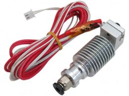 Hotend پرینتر سه بعدی E3D V6 دارای رابط پنوماتیک با نازل 0.4mm