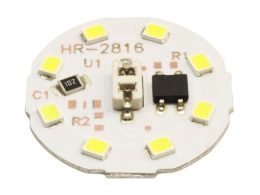 LED DOB سفید مهتابی 220VAC 5W گرد قطر 28mm سوکت دار