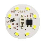 LED DOB سفید مهتابی 220VAC 5W گرد قطر 28mm سوکت دار - Image 2