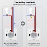 کلید چهار پل هوشمند لمسی TUYA سفید با قابلیت کنترل از طریق WiFi و RF - Image 13