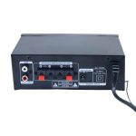 آمپلی فایر بلوتوثی دوبل 600RMS استریو با دو ورودی میکروفن مدل BT-296 - Image 5