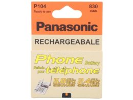 باتری تلفن بی سیم 830mAH مدل P104 مارک Panasonic
