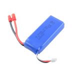 باتری لیتیوم پلیمر 7.4v ظرفیت 2500mAh دو سل 25c کد 903480 - Image 2
