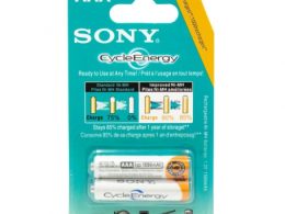 باتری نیم قلمی CycleEnergy قابل شارژ 1550mAh دوتایی مارک SONY