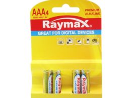 باتری نیم قلمی آلکالاین چهارتایی مارک Raymax
