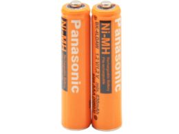 باتری نیم قلمی قابل شارژ 630mAh دوتایی مارک Panasonic