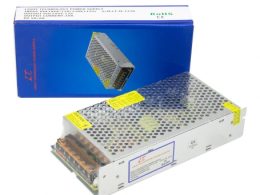 تغذیه سوئیچینگ فلزی 12 ولت 10 آمپر 12v-10A مارک LT