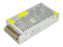 تغذیه سوئیچینگ فلزی 12 ولت 10 آمپر 12v-10A مارک TESLA