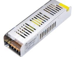 تغذیه سوئیچینگ فلزی 12 ولت 20 آمپر 12V-20A باریک Slim