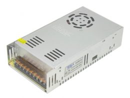 تغذیه سوئیچینگ فلزی 12 ولت 30 آمپر 12v-30A فن دار مارک TESLA