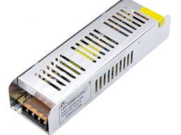 تغذیه سوئیچینگ فلزی 12ولت 15 آمپر 12V-15A باریک Slim