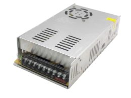 تغذیه سوئیچینگ فلزی 24 ولت 15 آمپر 24v-15A فن دار مارک VOLT