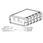 دستگاه 9VDC UPS پرتابل حرفه ای با باتری داخلی مدل DC1609 - Image 3