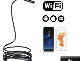 دوربین آندوسکوپی WIFI سافت وایر 2 مگاپیکسل لنز 8mm کابل 3.5 متر ارتباط USB