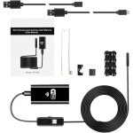 دوربین آندوسکوپی WIFI سافت وایر 2 مگاپیکسل لنز 8mm کابل 3.5 متر ارتباط USB - Image 2