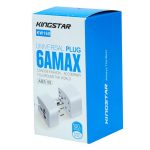 دوشاخه تبدیل سه به دو یونیورسال KINGSTAR مدل KW160 - Image 6