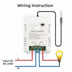 سوئیچ هوشمند TUYA با قابلیت پایش دما-اندازه گیری مصرف برق و تایمر دارای ارتباط WiFi - Image 5