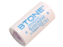 مبدل باتری قلمی به باتری سایز C مارک BTONE