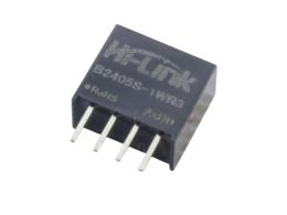 مبدل کاهنده روبردی ایزوله 24V به 5V توان 1W مدل B2405S-1WR3 مارک Hi-Link