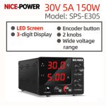 منبع تغذیه دیجیتال 0 تا 30 ولت 5 آمپر NICE-POWER مدل SPS-E305 - Image 9