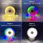 چراغ و ریسه LED شارژی استرینگ لایت RGB قابل حمل مدل YD-2326 - Image 7
