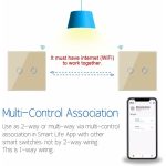 کلید تک پل هوشمند لمسی TUYA مشکی با قابلیت کنترل از طریق WiFi و RF - Image 13