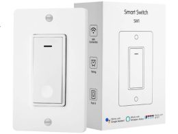 کلید تک پل هوشمند TUYA مدل SW1 دارای ارتباط WiFi