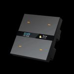 کلید چهار پل هوشمند TUYA مشکی دارای نمایشگر با ارتباط ZigBee مدل M8 PRO - Image 2