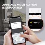 کلید چهار پل هوشمند TUYA مشکی دارای نمایشگر با ارتباط ZigBee مدل M8 PRO - Image 17