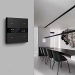 کلید چهار پل هوشمند TUYA مشکی دارای نمایشگر با ارتباط ZigBee مدل M8 PRO - Image 20