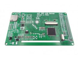 برد درایور نمایشگر تمام رنگی "LCD TFT 4.3