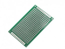 برد سوراخ دار دولایه متالیزه 6x4cm