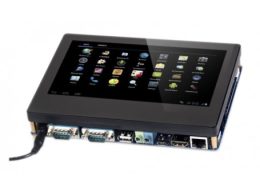 برد کاربردی صنعتی Tiny210V2/Smart210 Cortex-A8 به همراه "LCD7 و تاچ خازنی