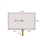 تاچ اسکرین مقاومتی 4.3 اینچ - Image 2