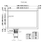 تاچ خازنی 7 اینچ GT911 قابلیت اتصال با I2C و USB مدل STC-GT911-23 - Image 6