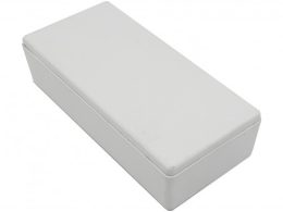 جعبه برد پلاستیکی سفید مدل BMD-A سایز 121x58x31mm