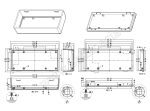 جعبه برد پلاستیکی سفید مدل BMD-A سایز 121x58x31mm - Image 4