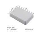 جعبه برد پلاستیکی سفید مدل BMD-A سایز 92x59x23mm - Image 7