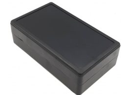 جعبه برد پلاستیکی مشکی 140x80x40mm