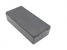 جعبه برد پلاستیکی مشکی مدل BMD-A سایز 121x58x31mm