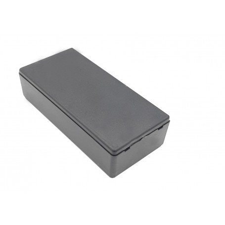 جعبه تقسیم پلاستیکی مشکی، مناسب برای برد الکترونیکی، مدل BMD-A، سایز 121x58x31mm