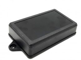 جعبه برد پلاستیکی مشکی پیچ خور مدل BMW-B سایز 105x65x25mm